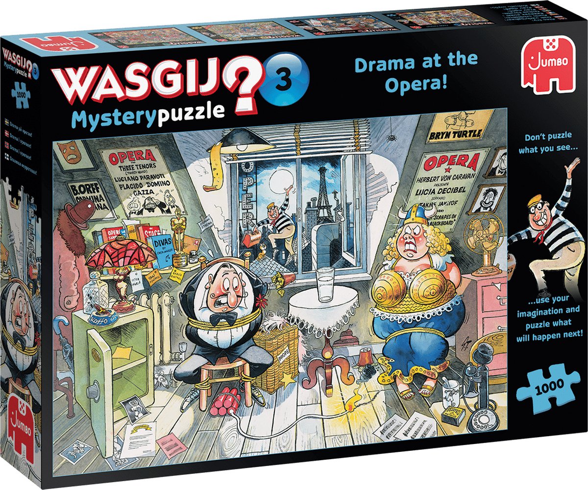 Wasgij Mystery 3 - Drama Opera Puzzel - 1000 stukjes