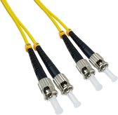 BeMatik - Câble fibre optique ST vers ST monomode duplex 9/125 de 3 m OS2