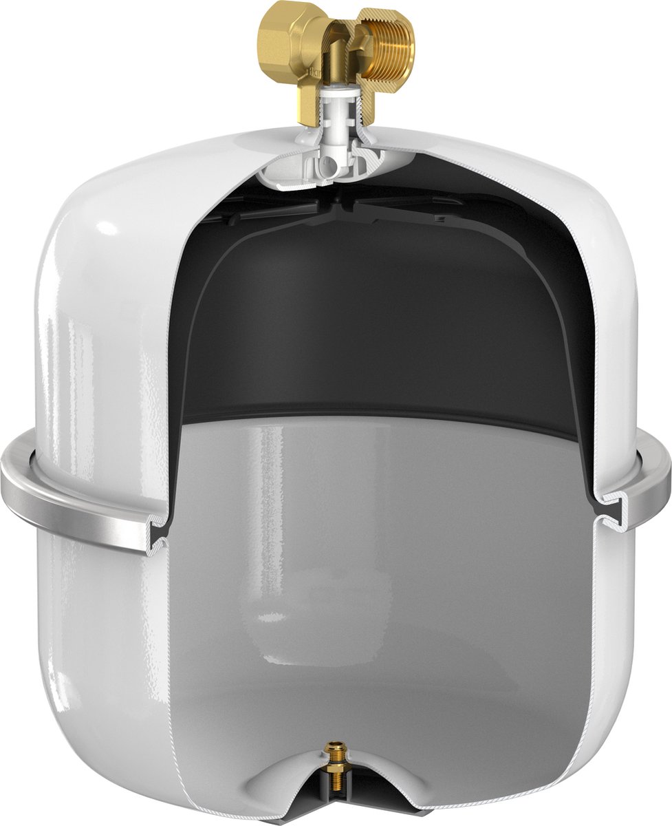 Flamco 24349 airfix a expansievat 12 l 4 bar voor waterinstallaties wit Flamco 24349 airfix a expansievat 12 l 4 bar voor waterinstallaties wit