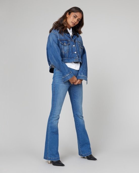 Denim Flare Jeans | Vintage Indigo