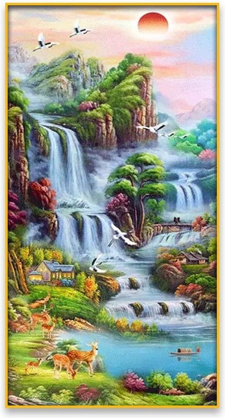Kikuo Diamond Painting Full Set, 6 Stück 5D Diamant Painting Bilder, DIY Diamant Painting Full Drill Strand Seestern, DIY Diamond Painting Malerei für Kinder Erwachsene Wohnzimmer Wand Decor 30x40cm