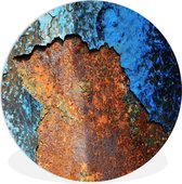 WallCircle - Wall Circle - Wall Circle Indoor - Rouille - Clair - Zwart - 140x140 cm - Décoration murale - Peintures Ronds