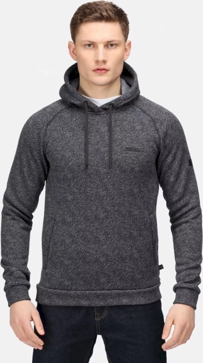 Regatta Heren Kassian Hoodie AshStripeMrl Grijs