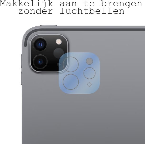 Convient pour iPad Pro 2020 (12,9 pouces) Protecteur d'écran pour appareil photo en Glas Tempered Glass - Convient pour iPad Pro 2020 (12,9 pouces) Protecteur d'écran pour appareil photo - 2 pièces