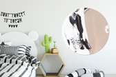 WallCircle - Wall Circle - Wall Circle Indoor - Peinture - Design - Abstrait - 150x150 cm - Décoration murale - Peintures Ronds