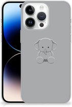 Telefoonhoesje Geschikt voor iPhone 14 Pro Max Hippe Hoesjes Baby Olifant