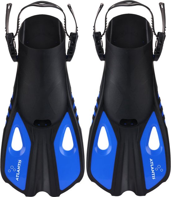 Fluyd 000196E Zwemtas – Unisex – Zwart/Blauw – Met Dubbele Rits, Voorvak En Verstelbare Schouderriem – Voor Sport En Dagelijks Gebruik