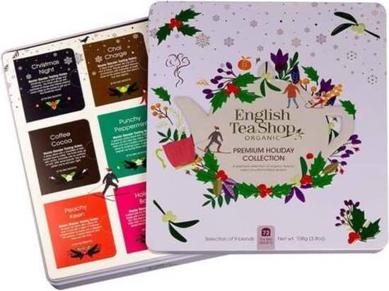 English Tea Shop - Collection Premium Holiday Thee - Boîte cadeau Wit,  agréable à