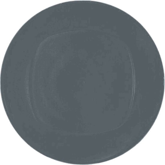 Excellent Houseware Ontbijt/dinerbordjes - 4x stuks - grijs - 20 cm van Excellent Houseware — afbeelding 2