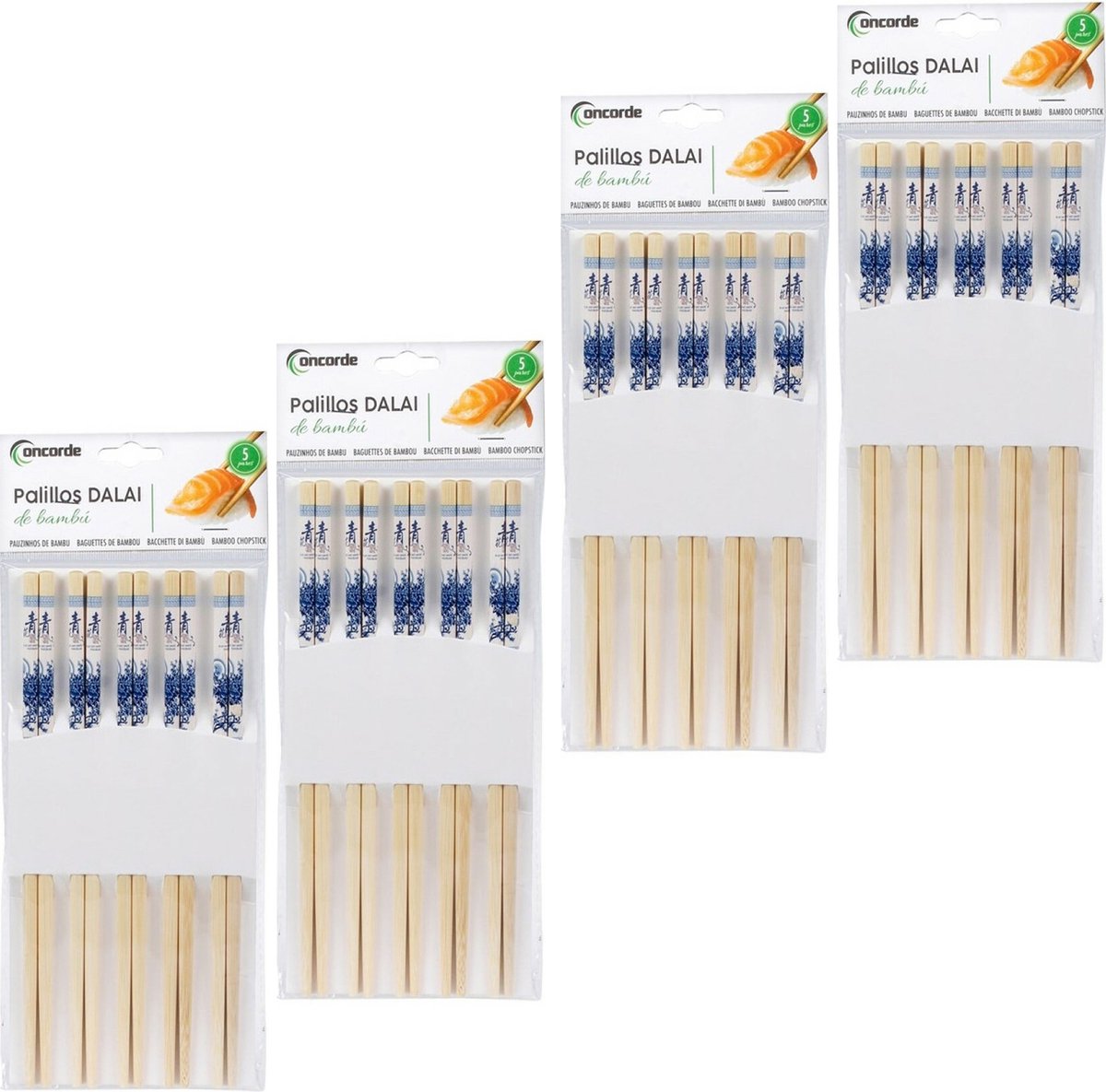 10/5 Paar 24cm Dimensionale Bamboe Eetstokjes Chinese Stijl Eetstokjes Herbruikbare Sushi Sticks Keuken Gereedschap (Color : Yellow 10 pairs