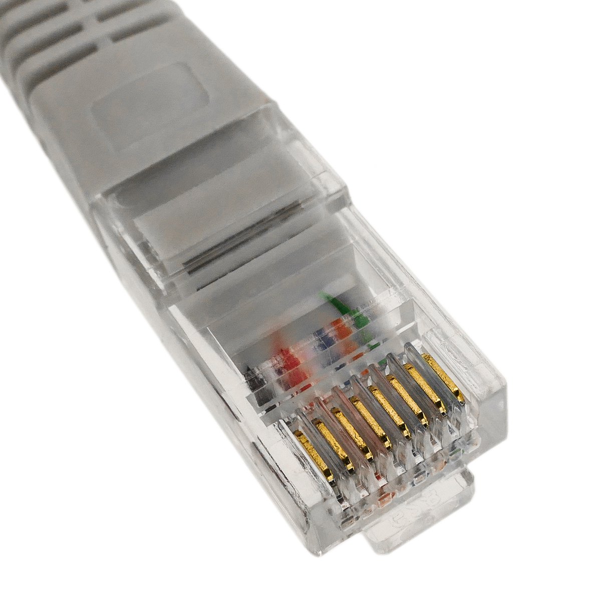 BeMatik - 15 m grijze Cat.5e UTP crossover Ethernet-netwerkkabel