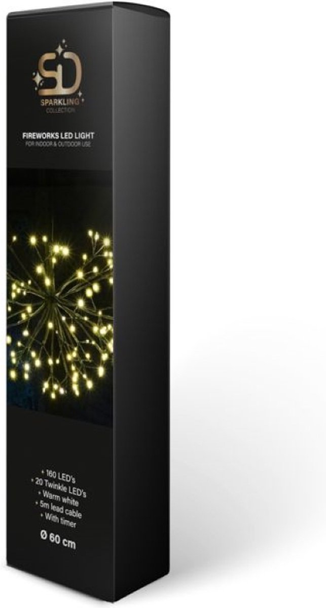 Oneiro’s Luxe Kunstkerstboom VUURWERK LEDLAMP D60 CM 150 LED WARM WHITE | Kunstkerstboom | Kerstboom | Kerst | Kerstaccessoires | Kerstavond | Premium