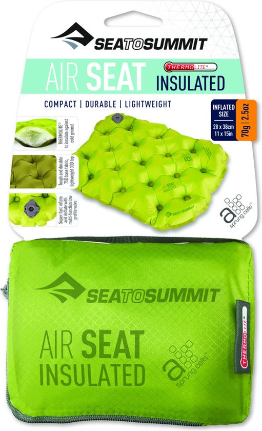 Sea To Summit Air Seat Insulated - Slaapmat Green van Sea to Summit — afbeelding 2