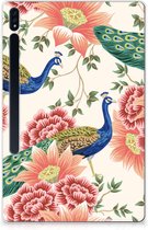 Back Case geschikt voor Samsung Galaxy Tab S7 Plus Pink Peacock