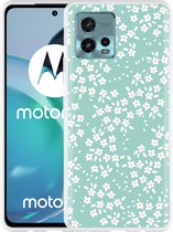 Motorola Moto G72 Hoesje Lente Bloesems - Designed by Cazy
