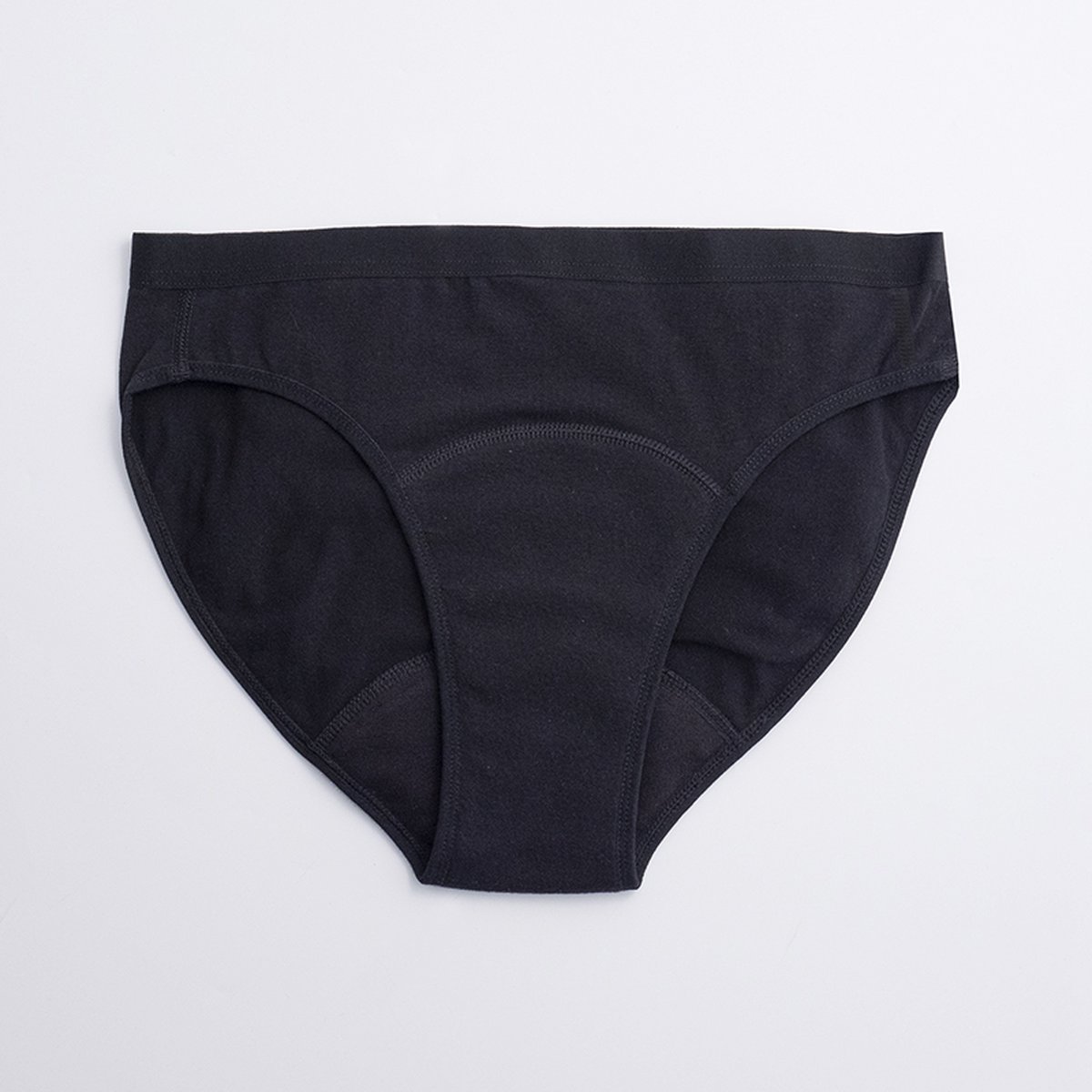 ImseVimse - Imse - menstruatieondergoed - Bikini model period underwear - matige menstruatie - M - eur 40/42 - zwart