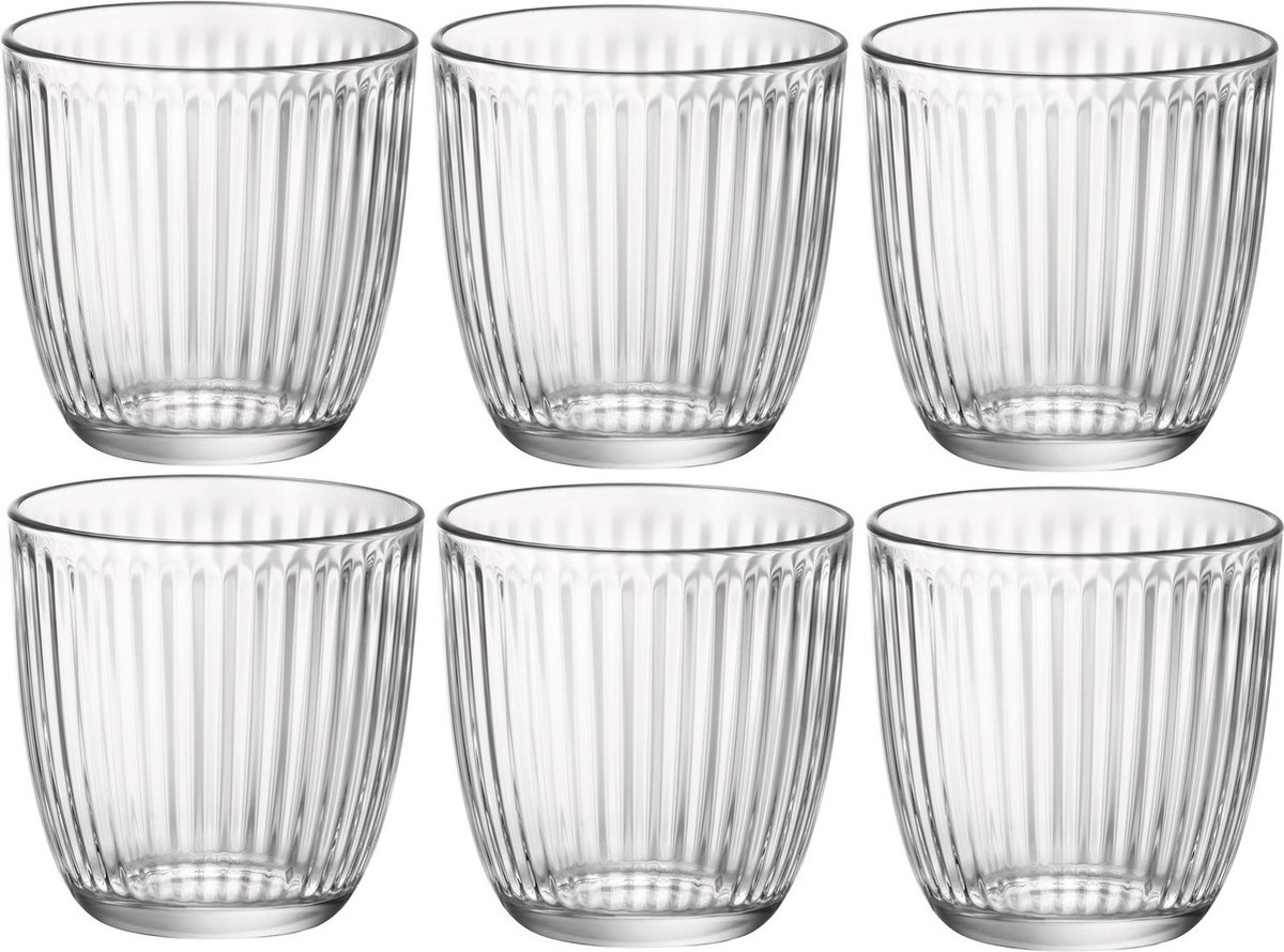 Bormioli Rocco Drinkglazen - 18x stuks - transparant - 290 ml - waterglazen - Tumblers