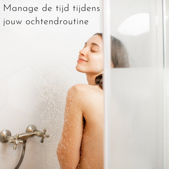 Douchetimer T5 - Digitale waterdichte timer - Douche klok - Showertimer - IPX7