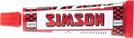 Simson Solutie Lijm - bandenplak voor fietsband - 10 ml - 020541