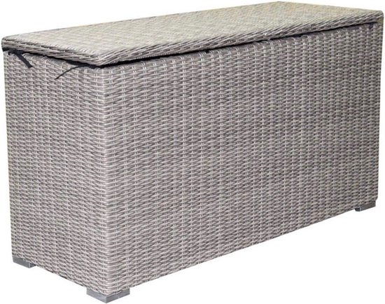 Foto: Kussenbox klein 126x47xh71 cm grijs antraciet