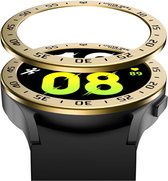 Strap-it Bezel ring tijd - Randbeschermer geschikt voor Samsung Galaxy Watch 5 40mm - retro goud