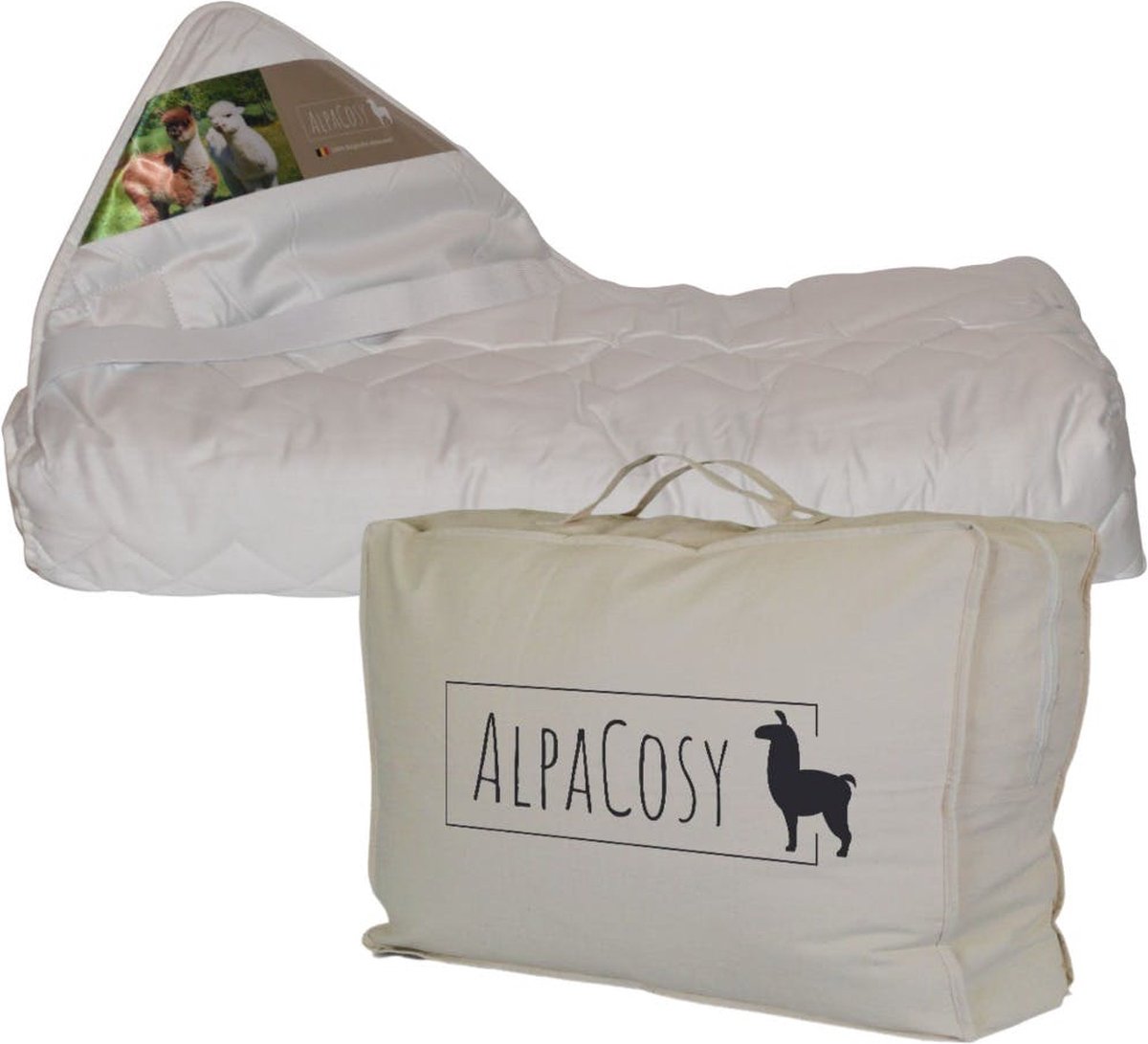 AlpaCosy matrastopper 'White' B 140 x L 200 cm