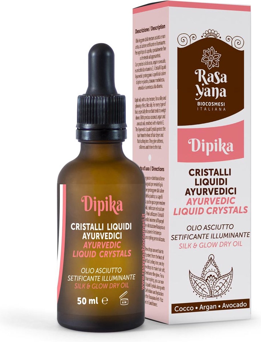 Rasayana Ayurvedische vloeibare kristallen voor haar, haarolie 50ml