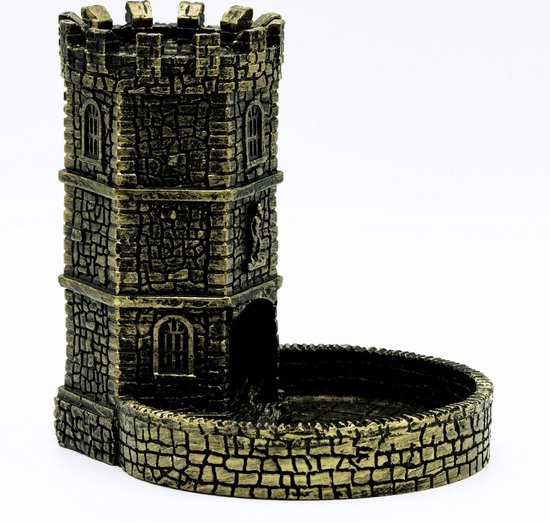 Afbeelding van het spel Lapi Toys - Dungeons and Dragons dice tower - Dice tower - Dobbelpiste - Dobbeltoren - Resin - Goud