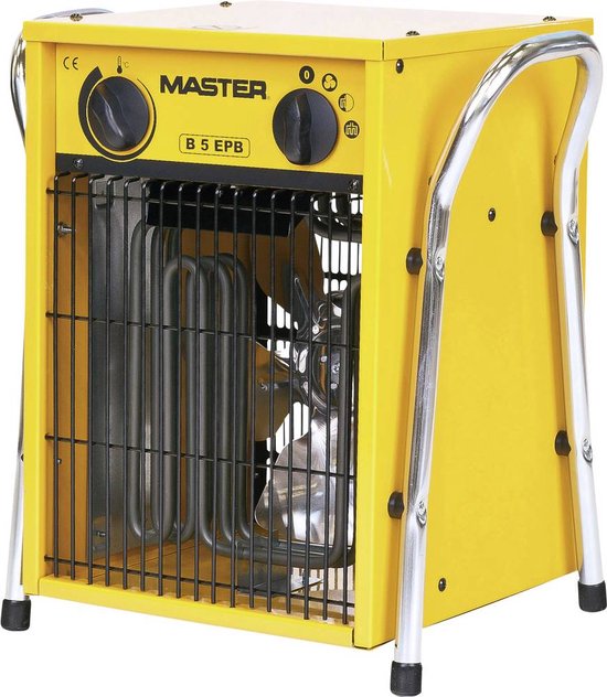 Master Klimatechnik Verwarming 85 m³ Geel, Zwart