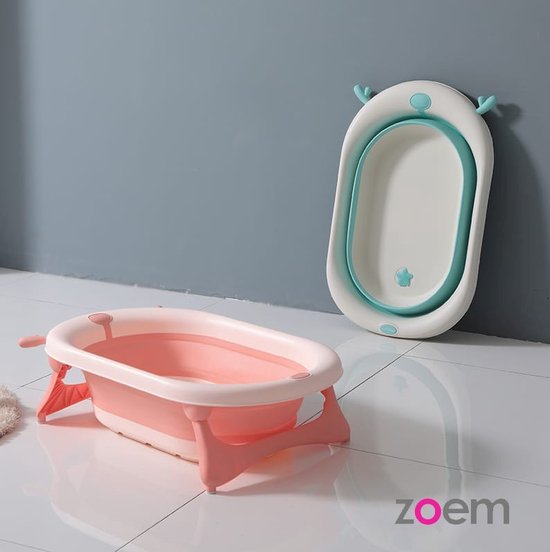 Baby badje - roze - kraamcadeau - kado - geboorte - verzorging - inklapbaar badje - opvouwbaar badje - Bath Bucket - babygeschenk - baby artikel van Bath Bucket — afbeelding 2