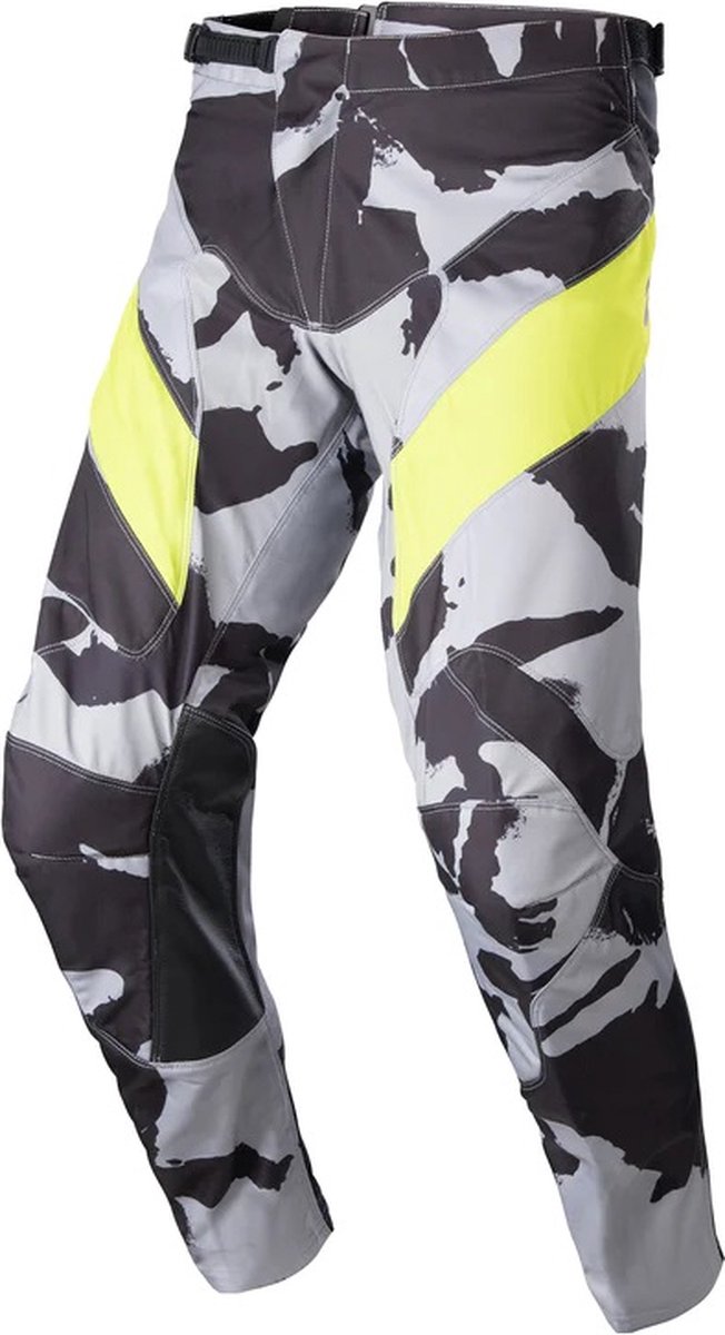 Alpinestars Racer Tactical Pants Cast Gray Camo Yellow Fluo 30