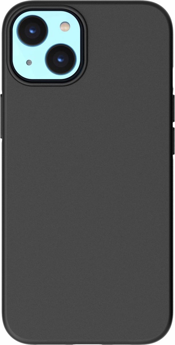 Peachy Matte Black TPU hoesje geschikt voor iPhone 14 Plus - zwart