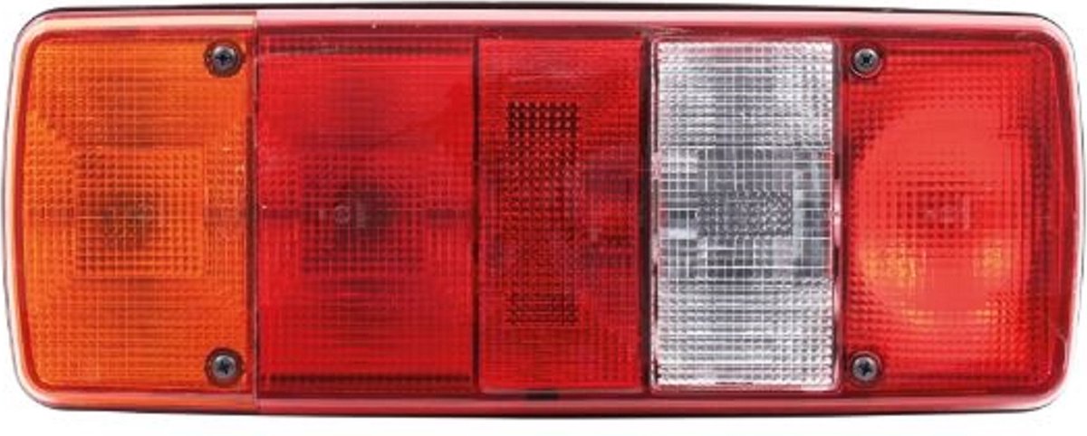 Achterlichtglas 5 kamer links -rechts (Geen HELLA)