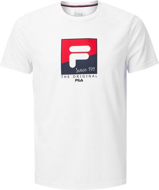 Fila T-Shirt Sandro Heren Wit | bol.com