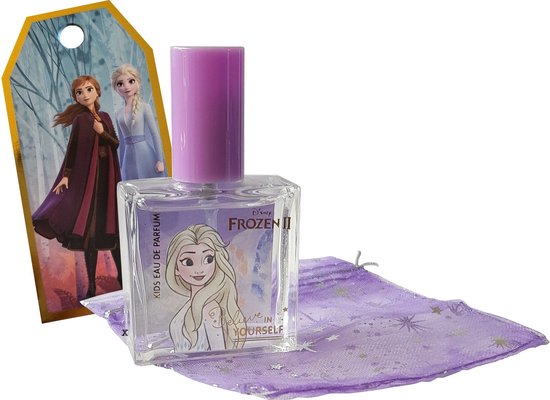 Disney Frozen – Kids eau de parfum – fris – paars – 20ml – Elsa – met cadeau / opberg zakje – leuke tag – cadeau