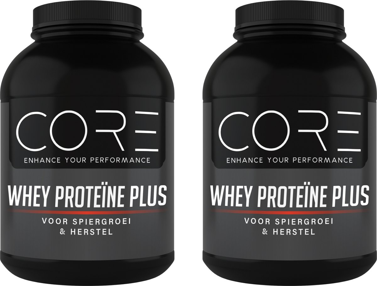 CORE NUTRITION - WHEY PROTEÏNE PLUS AARDBEI (2x) BUNDEL - vitamine ...