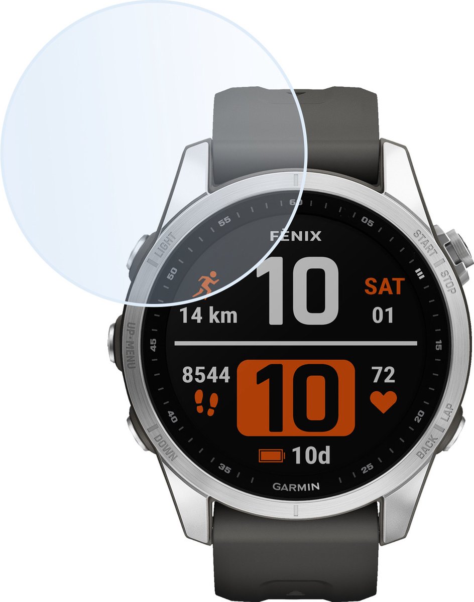 Screenprotector Geschikt voor Garmin Fenix 7S Screenprotector Tempered Glass Beschermglas - Screenprotector Geschikt voor Garmin Fenix 7S Screen Protector