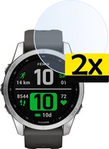 Screenprotector Geschikt voor Garmin Fenix 7S Screenprotector Bescherm Glas Screen Protector - Screenprotector Geschikt voor Garmin Fenix 7S Gehard Glas - 2 Stuks