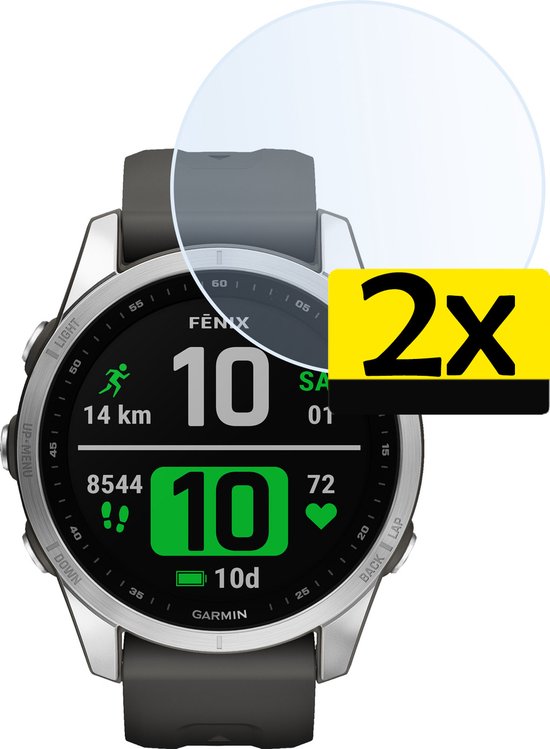 BROTECT (3 Stück Panzer Schutz Glas Für Garmin Fenix 8 AMOLED (47 Mm) 9H Echtglas, Glas-Displayschutz
