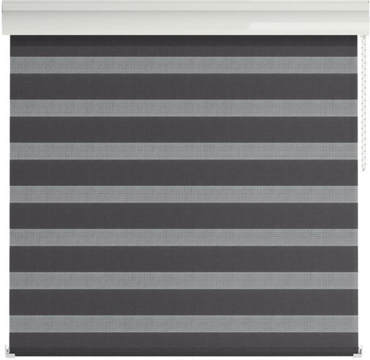 Verduisteren Duorolgordijn Dark gray 80x240
