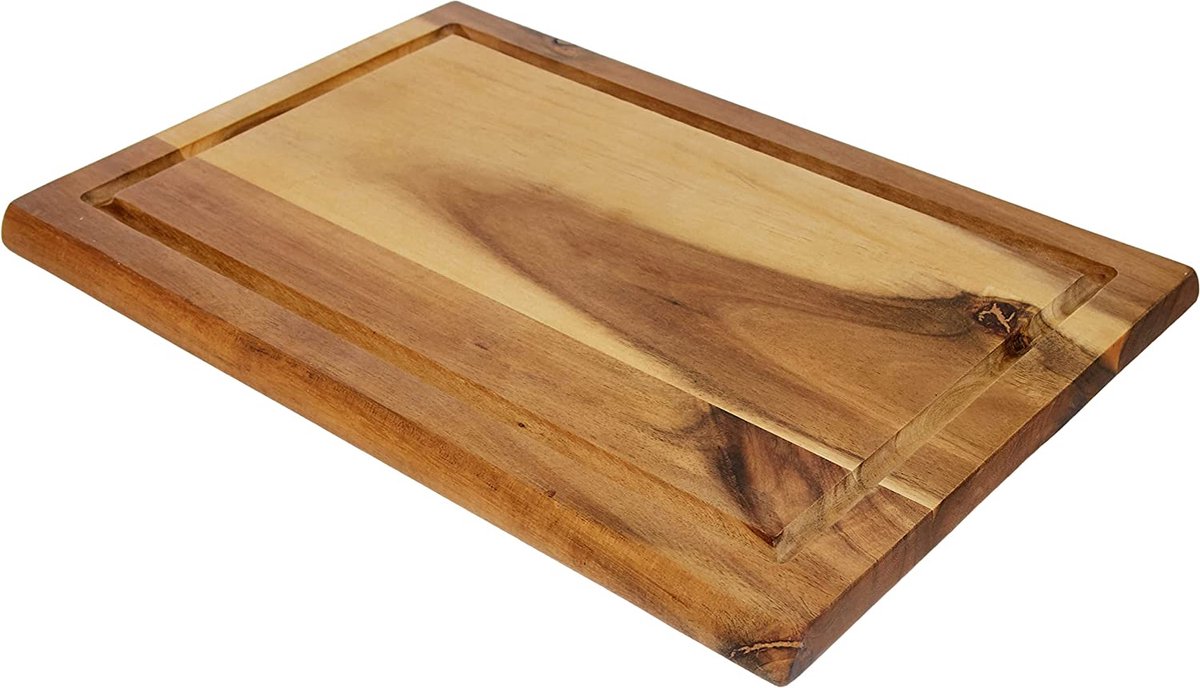 Kesper snijplank, acacia, bruin