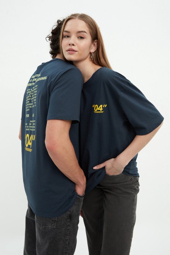 Trendyol Second hand T-shirt con stampa - black