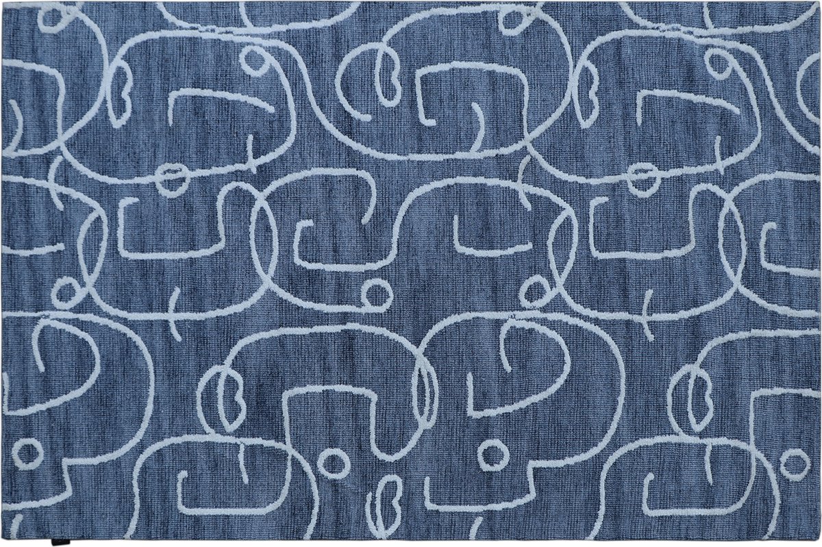 Vloerkleed 200x300cm Grijs - Polyester - Vloerkleed Florence - Giga Living