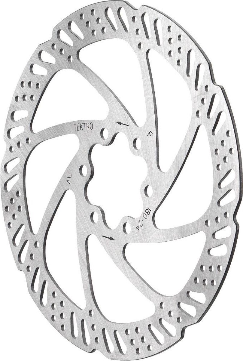 Remschijf Tektro Tr180-351 ø180mm Centerlock - zilver (werkplaatsverpakking)