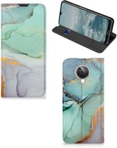 Bookcase voor Nokia G10 | G20 Watercolor Mix