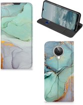 Etui Bookcase pour Nokia G10 | Mix d'aquarelle G20