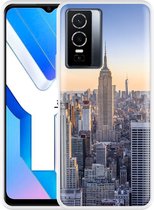 Vivo Y76 Hoesje Skyline NY - Designed by Cazy