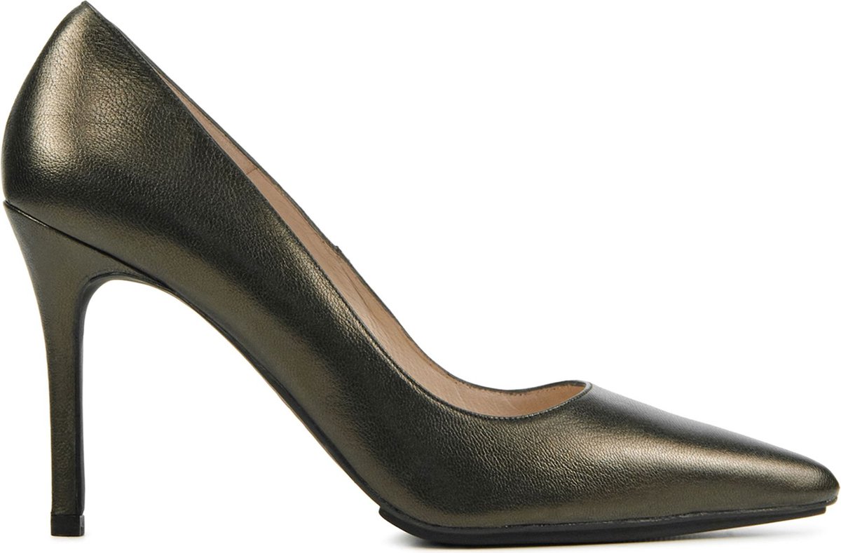 Lodi Dames Pumps / Damesschoenen - Leer - Geen hoogte 2 cm cm - Ramin-go met - Lood - Maat 37