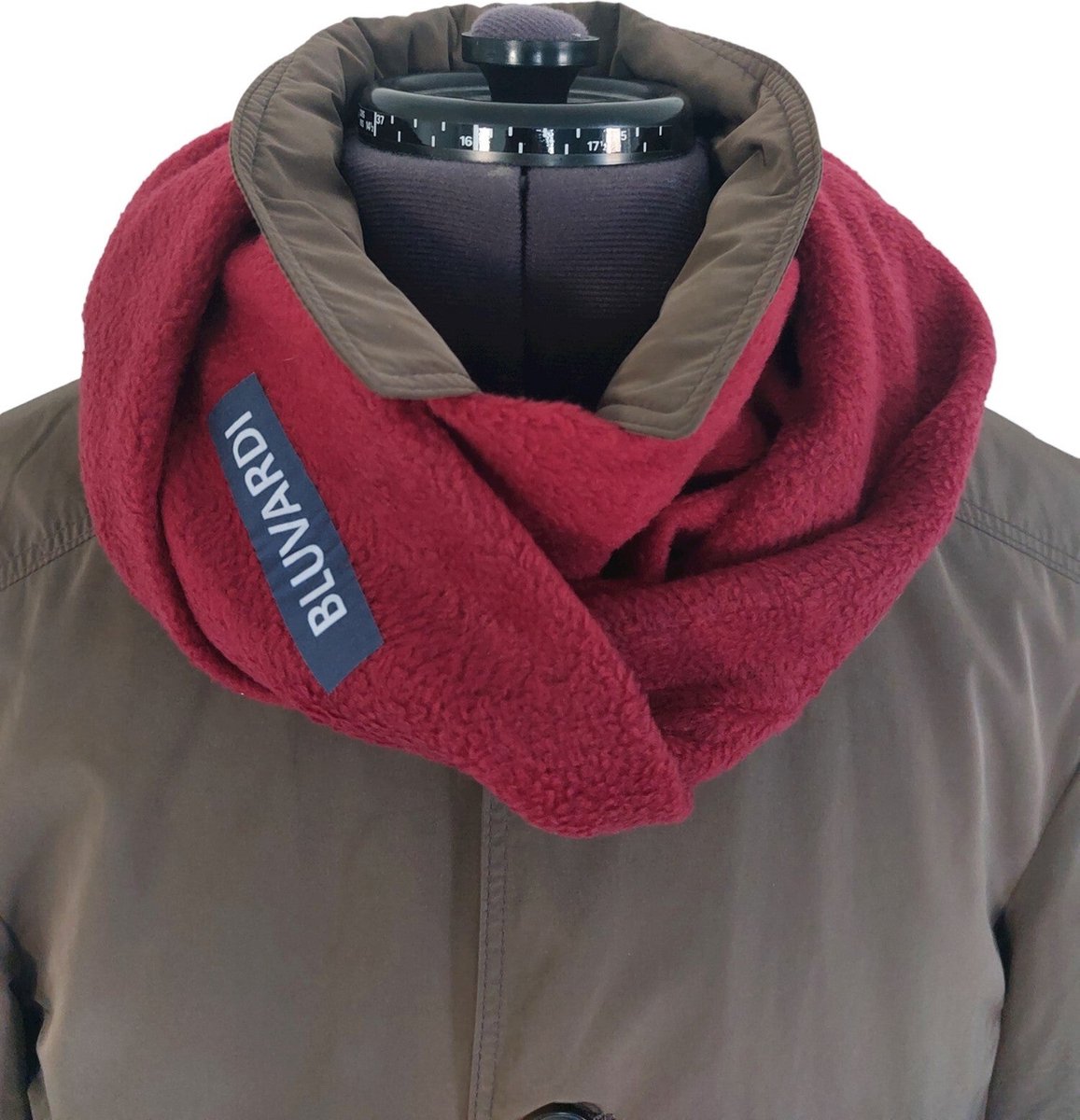 Bluvardi - Infinity Warme Antipilling Fleece Sjaal - One size - Bordeaux