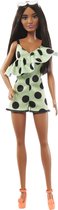 Bol.com Barbie Fashionistas - Modepop Barbiepop - Stippen jumpsuit aanbieding